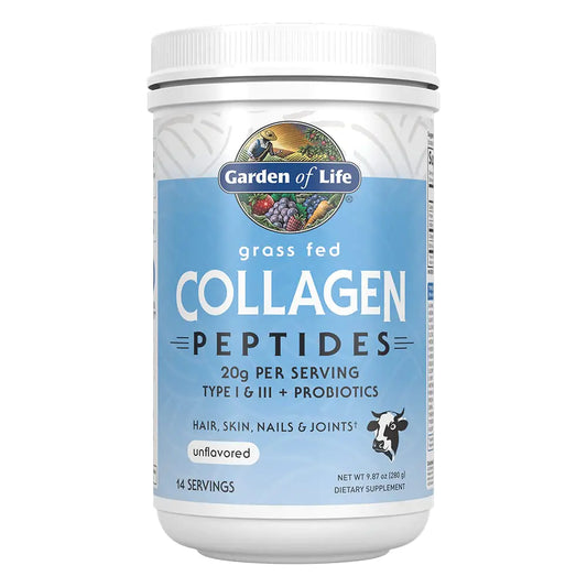 Garden of Life Grass Fed Collagen Peptides – Unflavored / 14 Servings